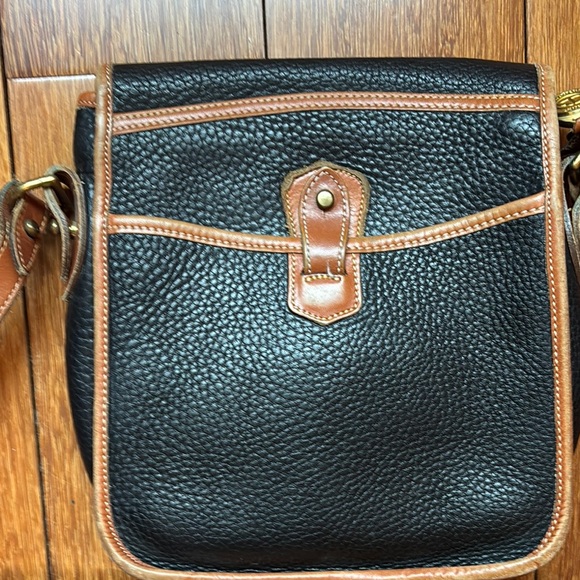 Dooney & Bourke Black and Brown Leather Bag - Picture 3 of 3